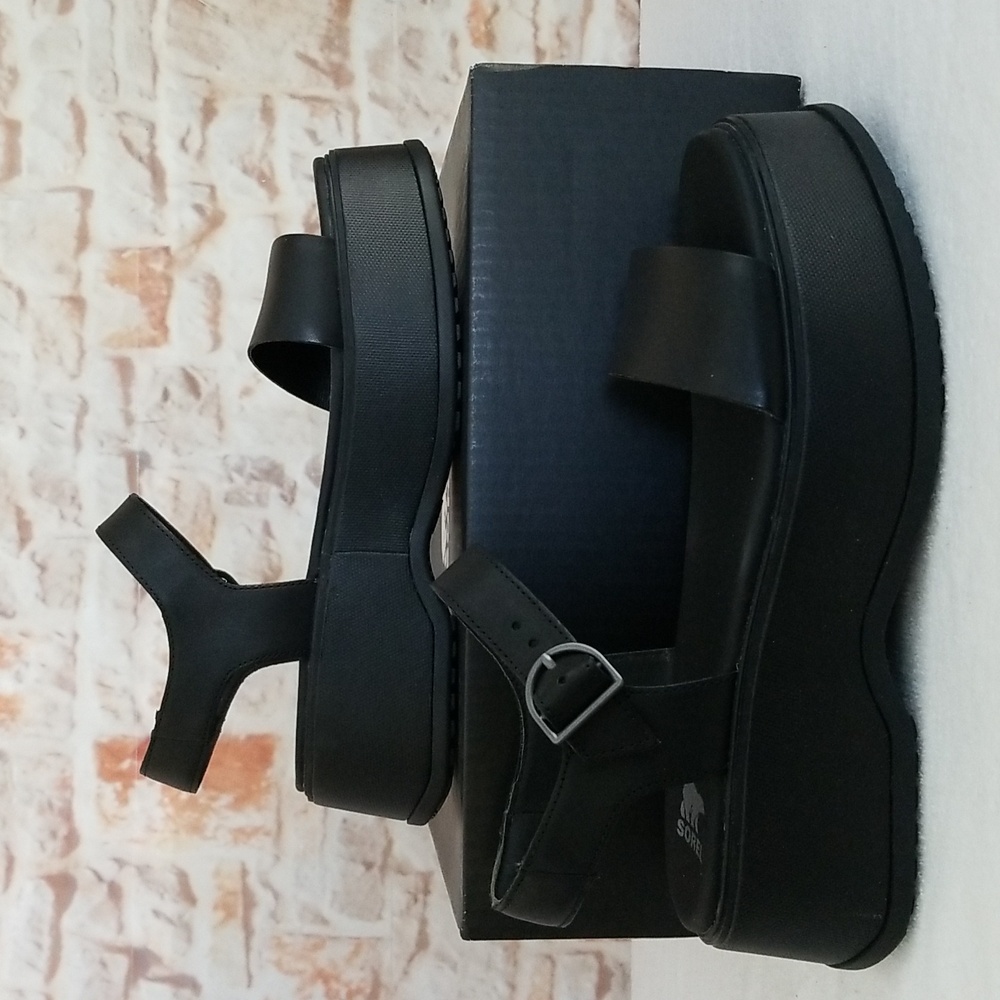 New Sorel Dayspring Platform Sandals - Picture 4 of 10